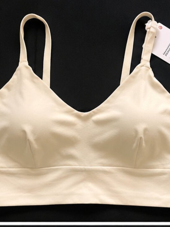 lululemon athletica Other - NWT lululemon Focuser™ Scoop-Neck Bra C/D | XL | Light Ivory | Low Impact
